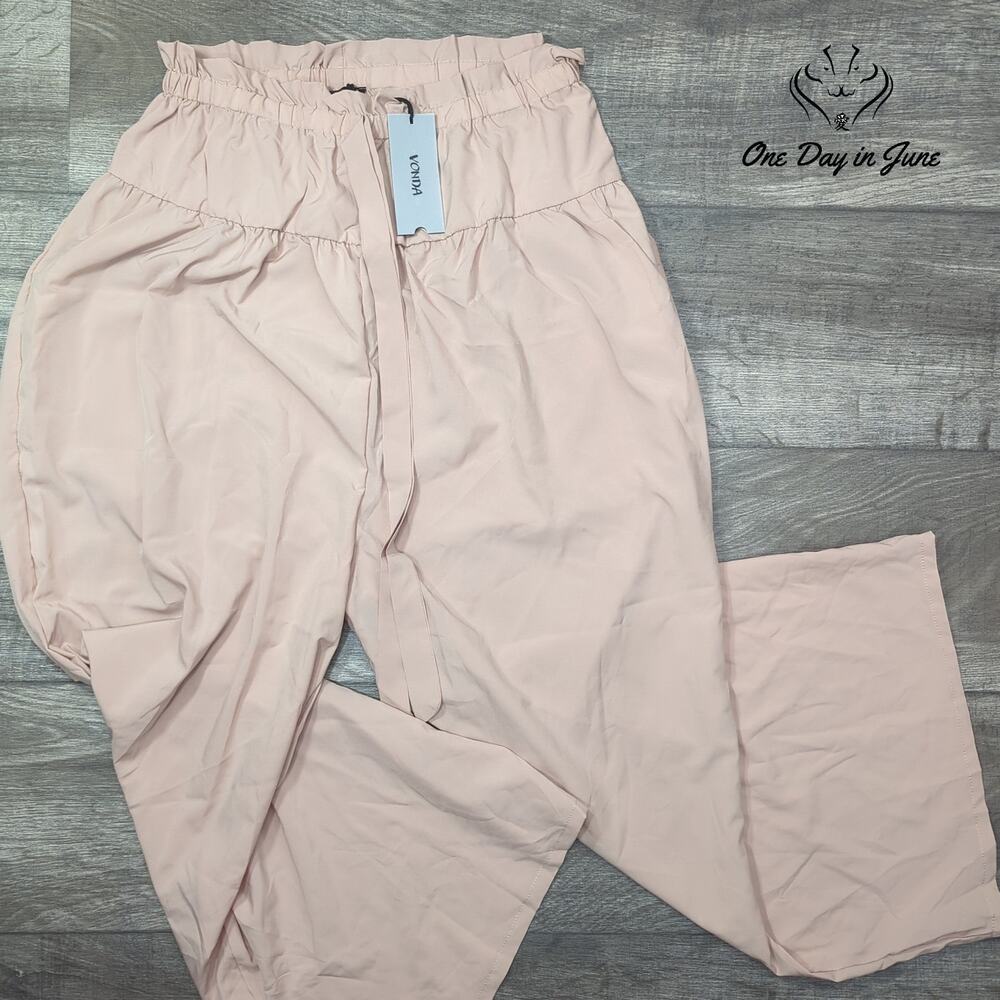 Vonda Comfort Waist Wide Leg Pants Size S